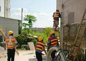 Zhongshan pipeline project-- Overhead cable construction 